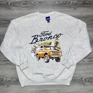 XS Ford Bronco Vintage Graphic Truck Sweatshirt Crewneck